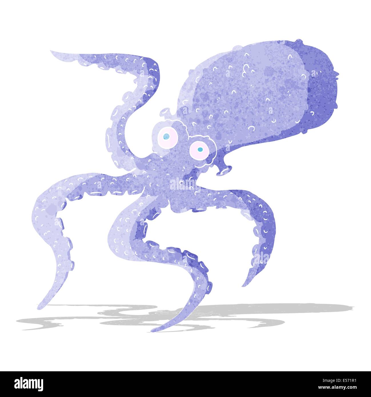 Crazy octopus Stock Vector Images - Alamy