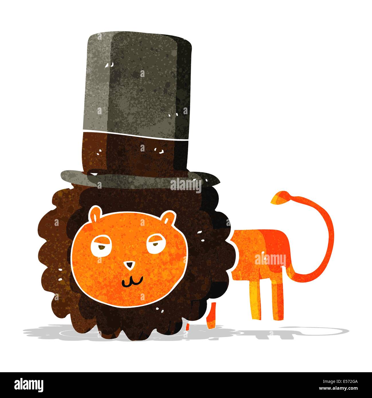 cartoon lion in top hat Stock Vector Image & Art - Alamy