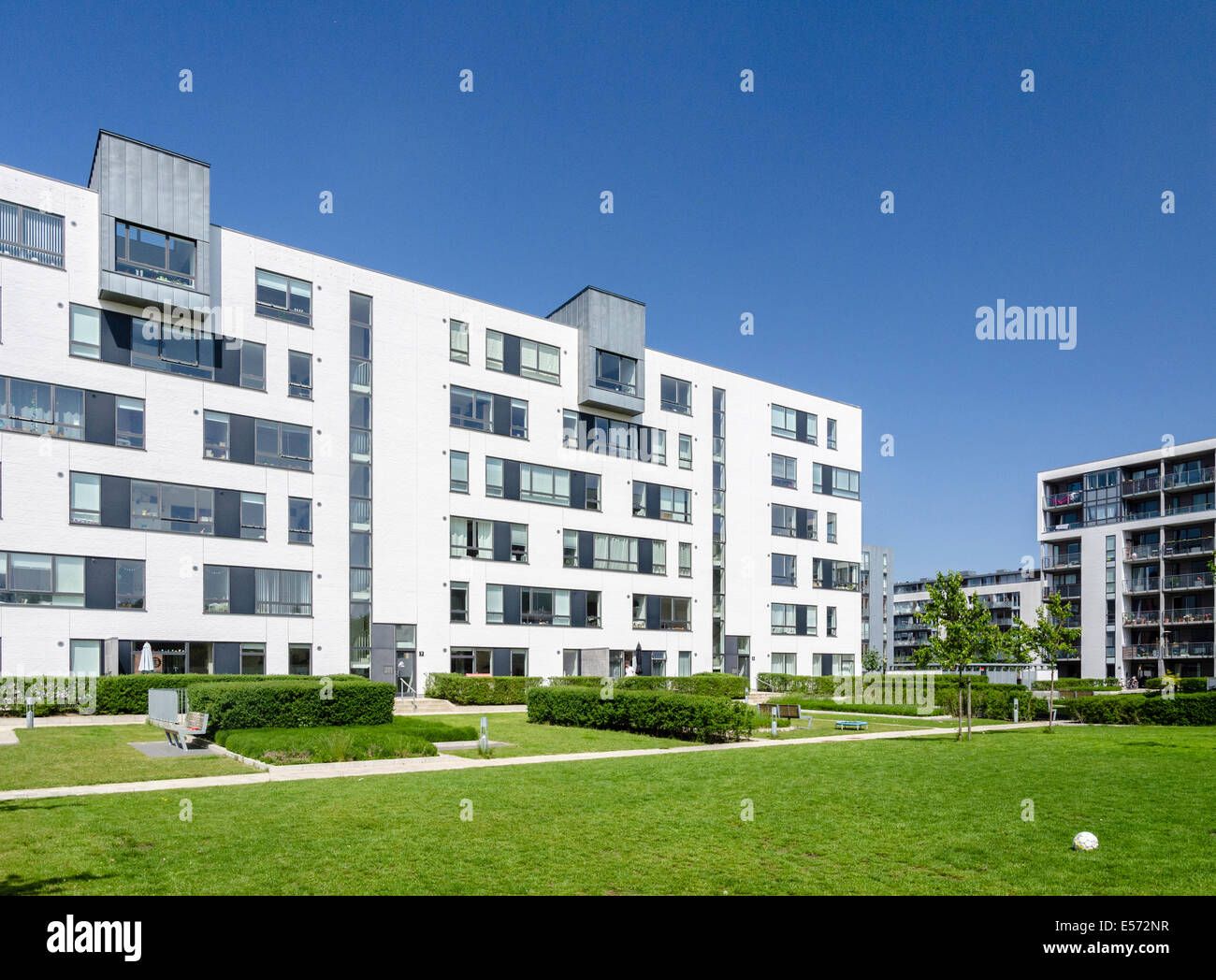 Modern apartment buildings, Amager, Copenhagen, Denmark Stock Photo Alamy