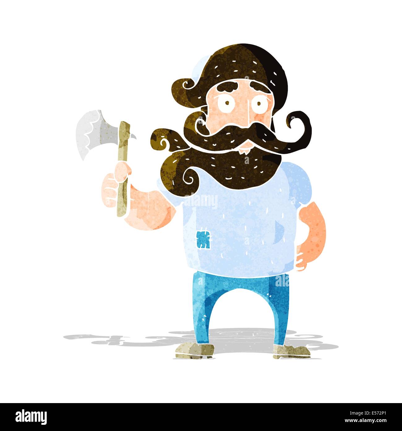 cartoon lumberjack with axe Stock Vector Image & Art - Alamy
