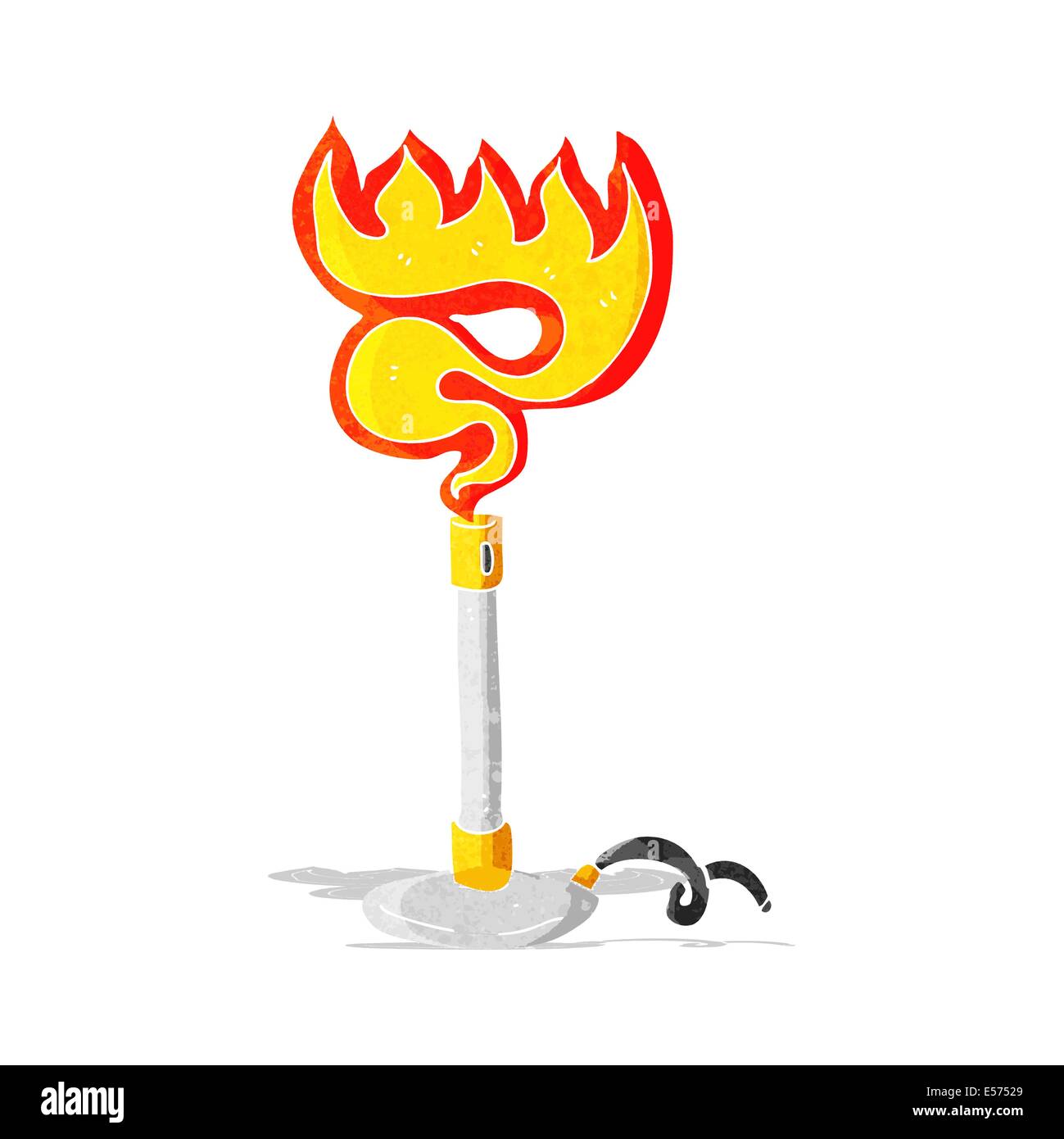 cartoon bunsen burner Stock Vector Image & Art - Alamy