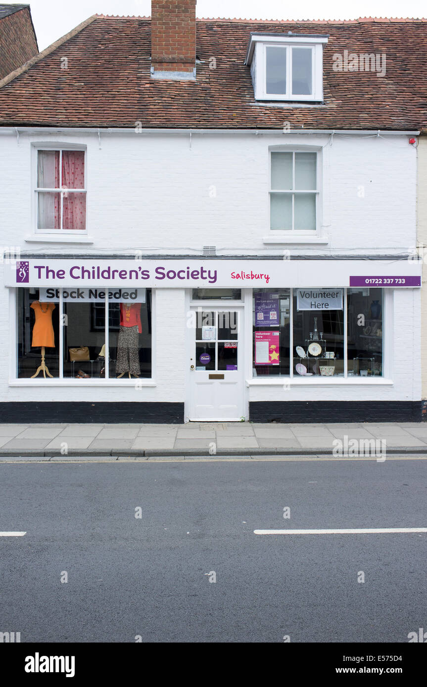 Children's Society charity shop UK Stock Photo Alamy