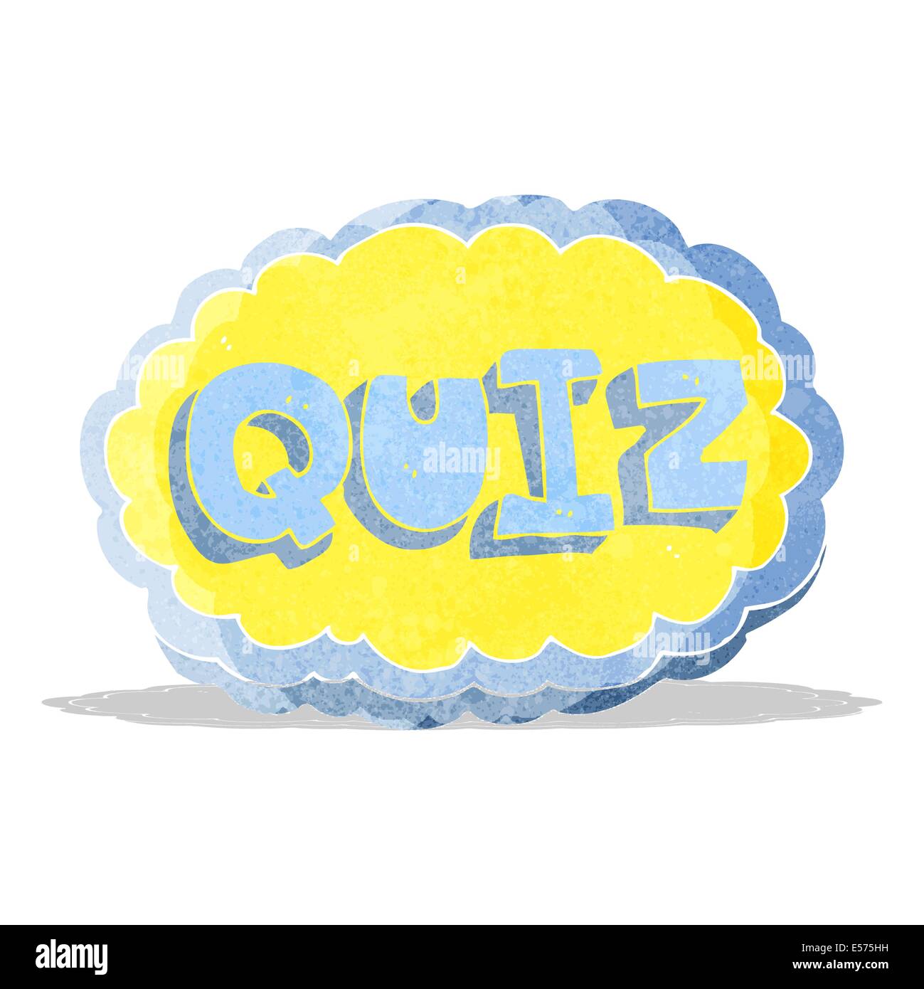 Cartoon Quiz Sign Hi-res Stock Photography And Images - Alamy