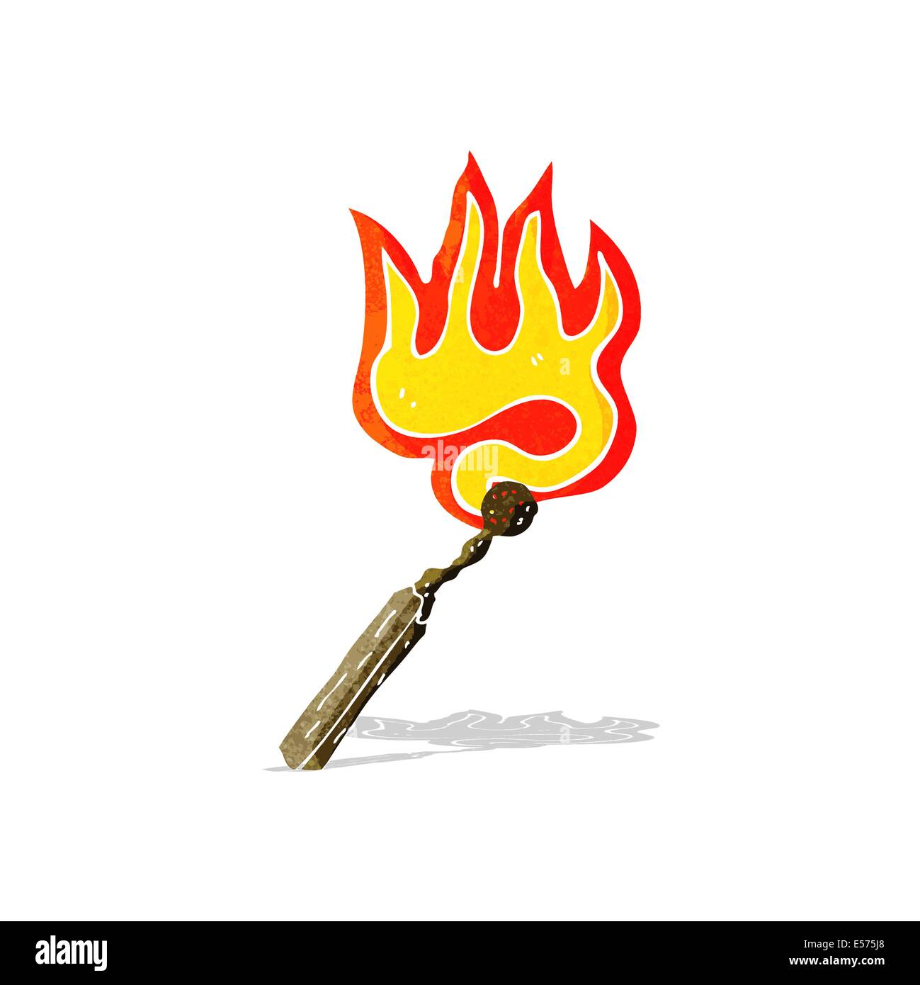 cartoon burning match Stock Vector Image & Art Alamy