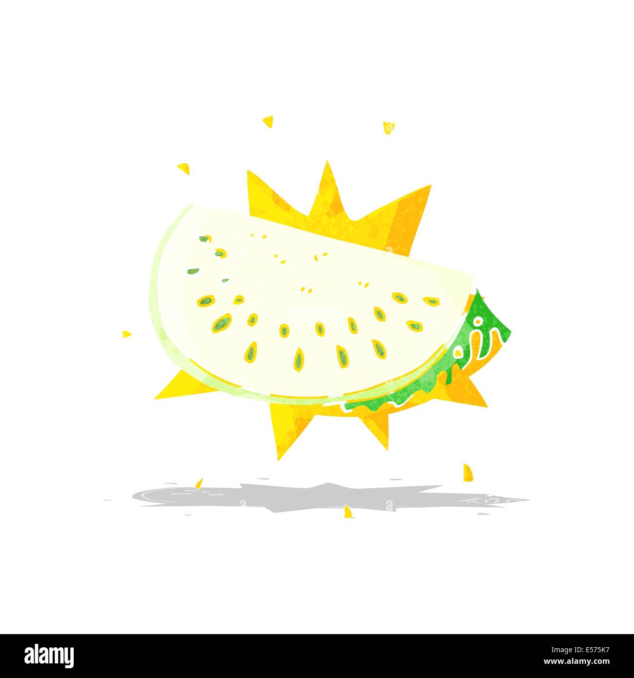 cartoon melon slice Stock Vector Image & Art Alamy