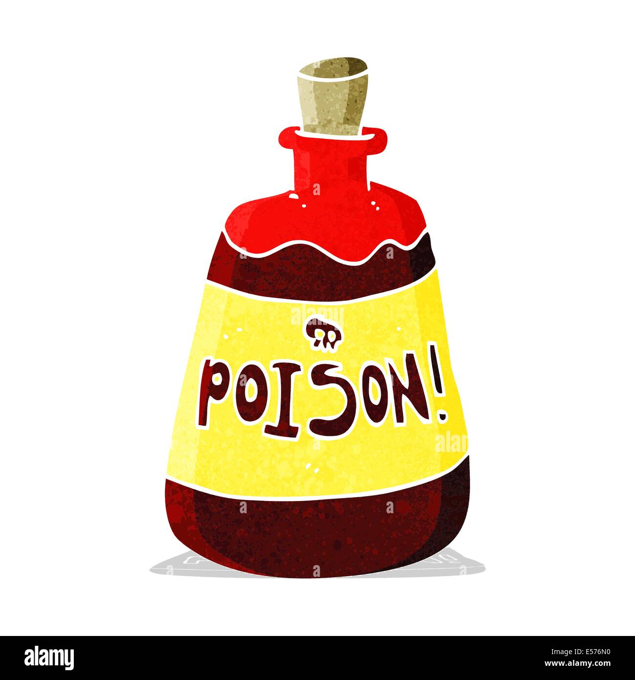 cartoon-bottle-of-poison-stock-vector-image-art-alamy