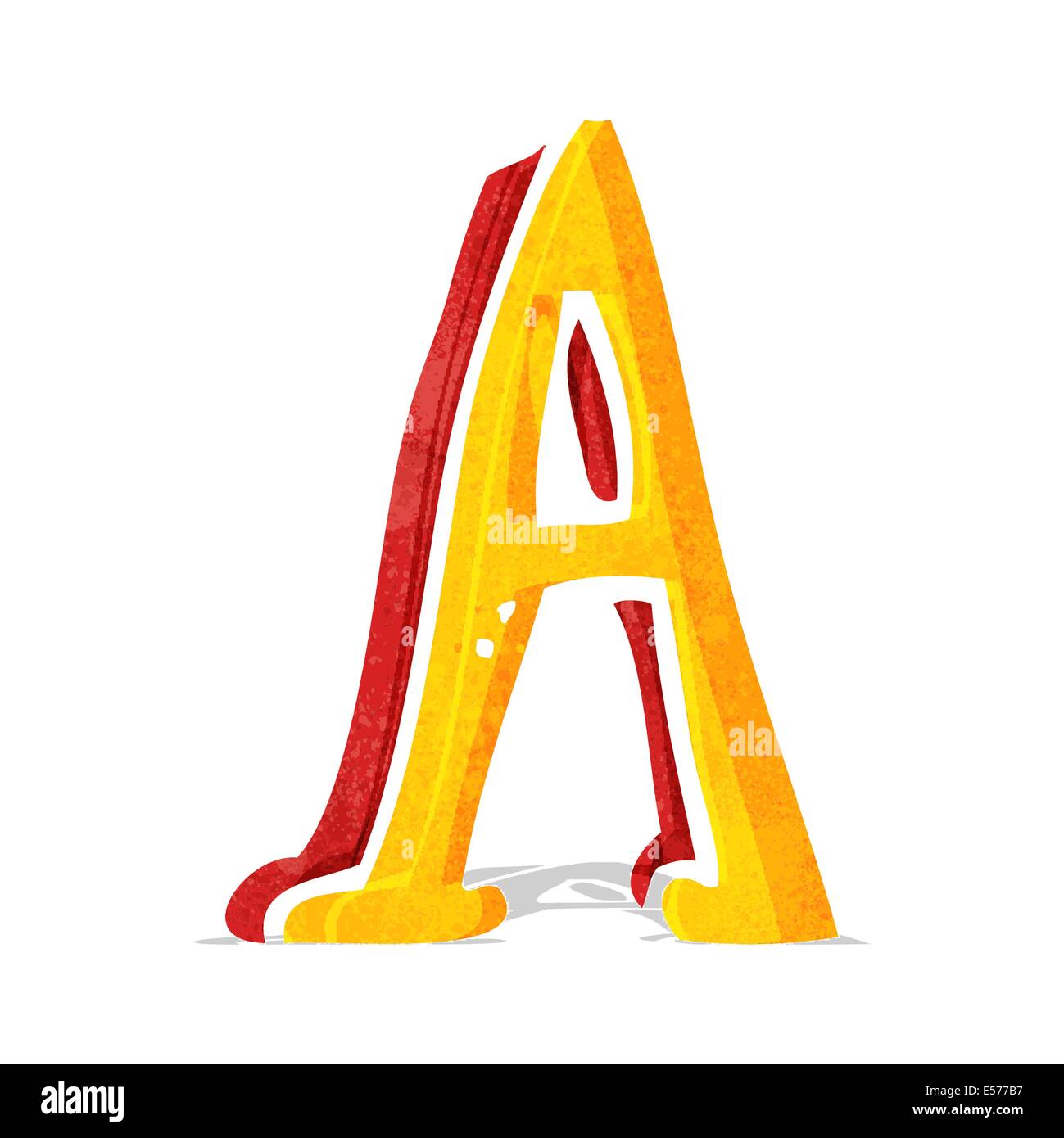 cartoon letter A Stock Vector Image & Art - Alamy