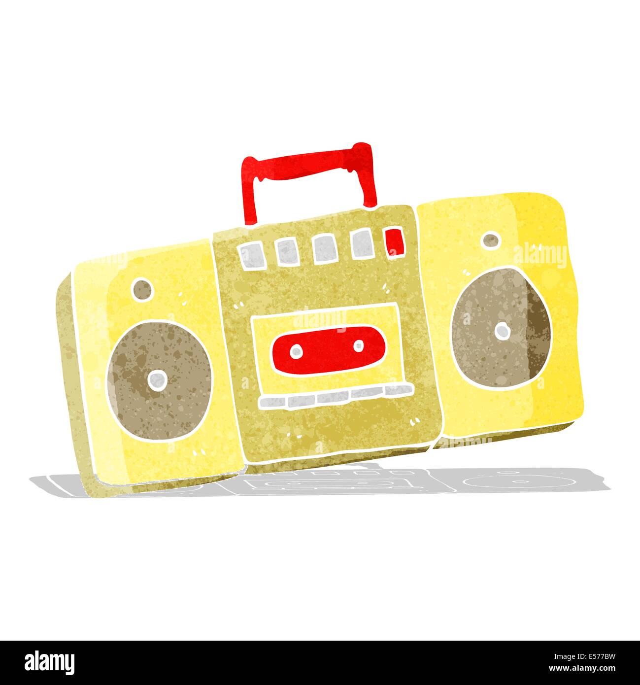 cartoon radio cassette player Stock Vector Image & Art Alamy