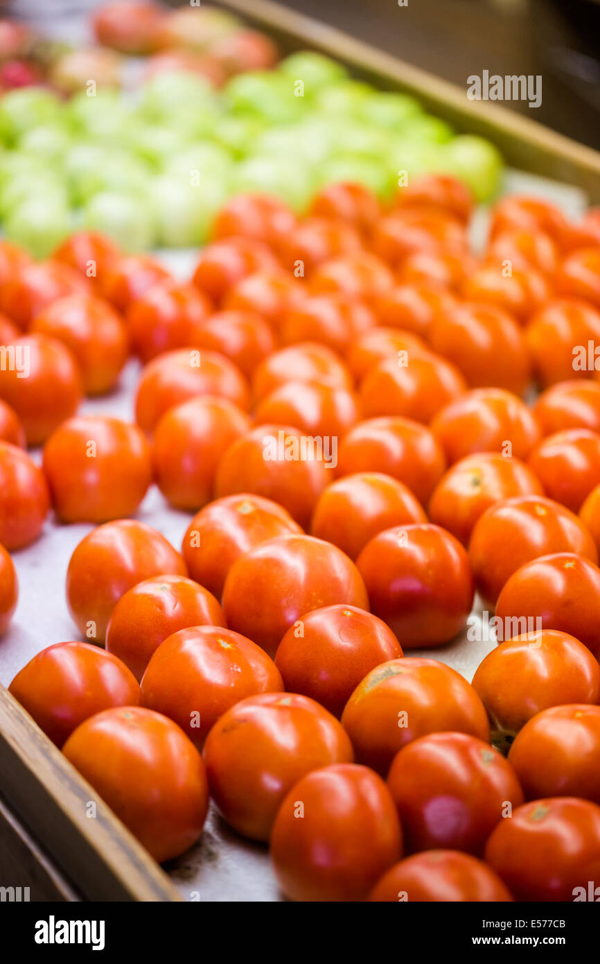 Fresh organic produce for sale on local farmers market Stock Photo Alamy
