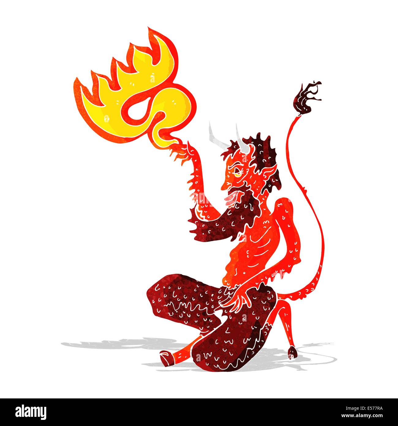 cartoon traditional devil Stock Vector Image & Art - Alamy