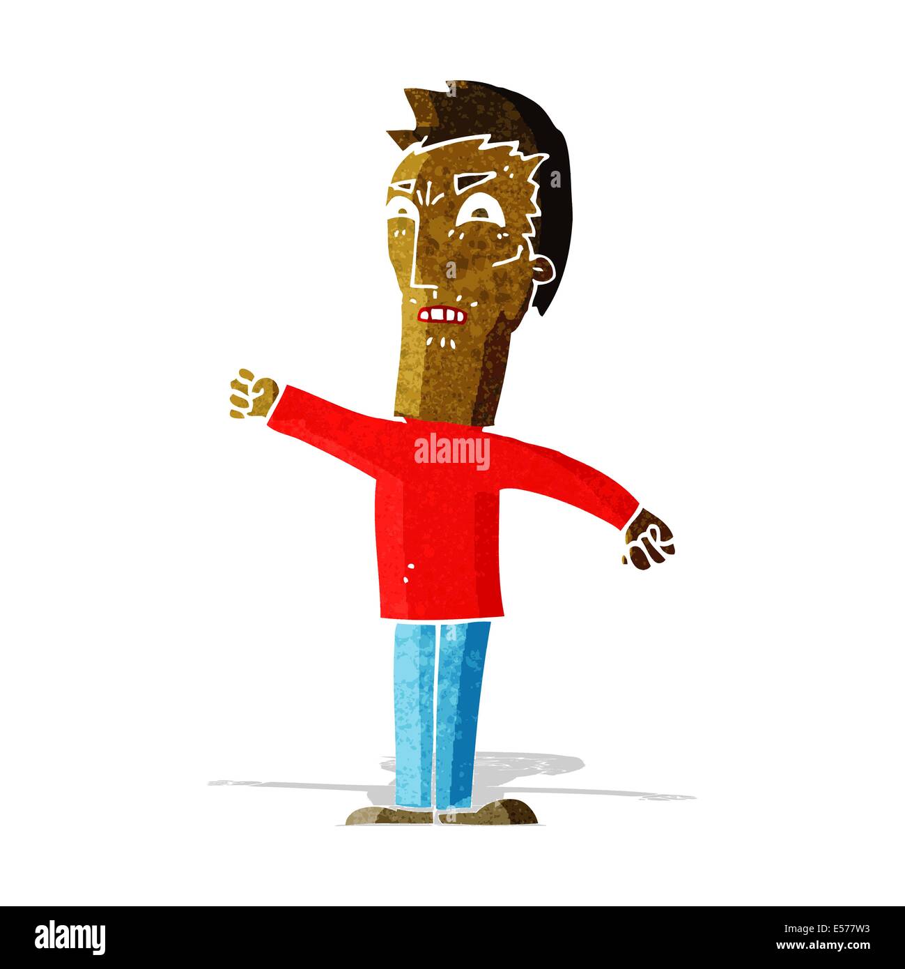 cartoon annoyed man Stock Vector Image & Art Alamy