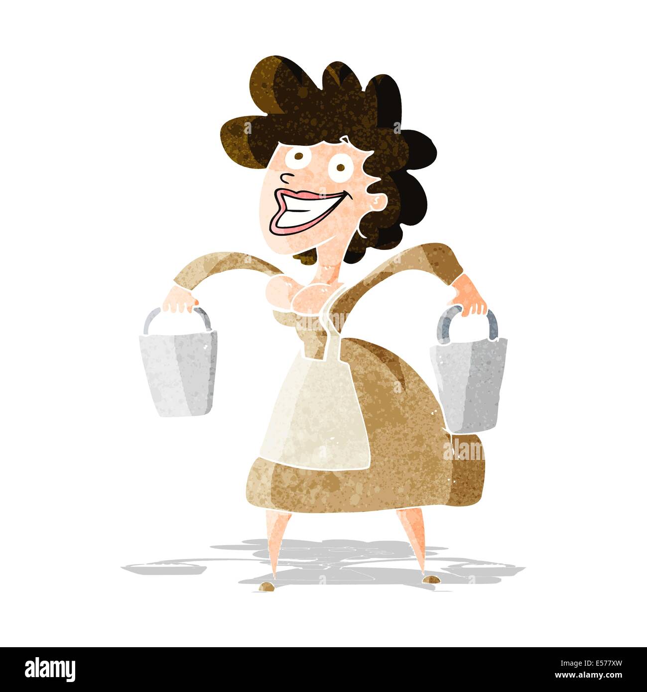Milkmaid Stock Vector Images - Alamy