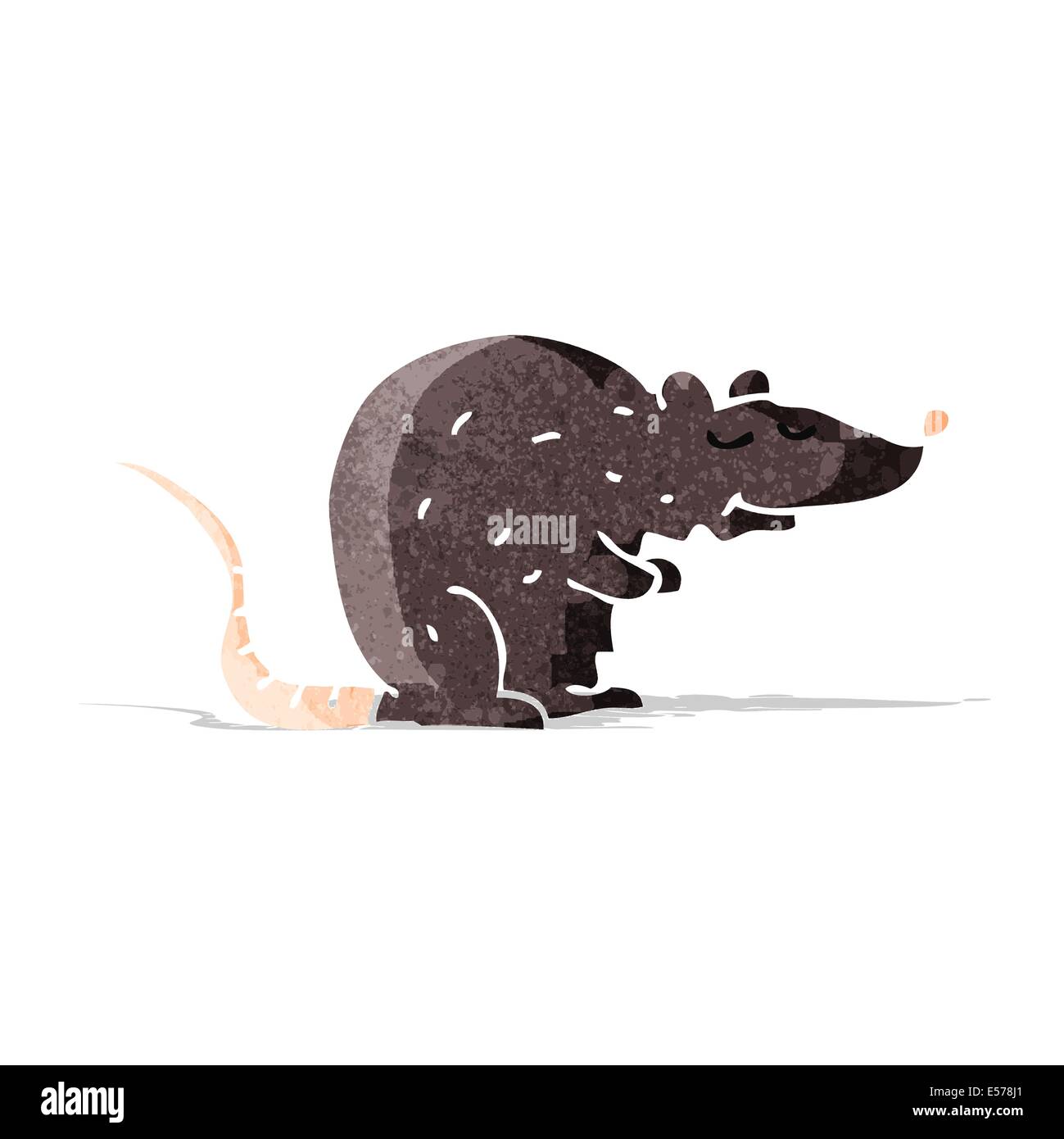 cartoon black rat Stock Vector Image & Art - Alamy