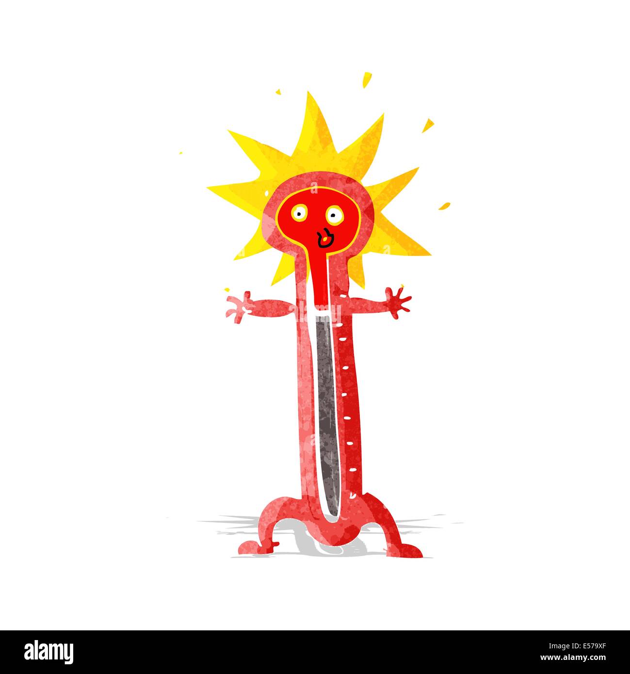 cartoon thermometer Stock Vector