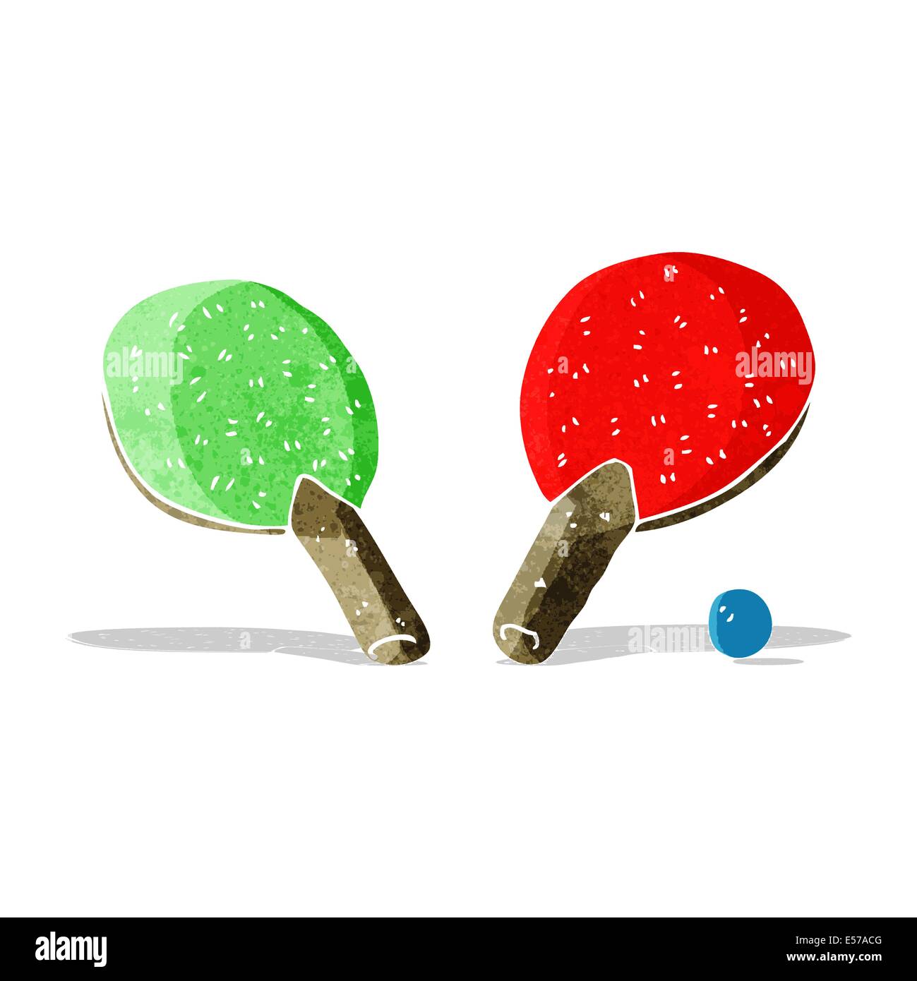 cartoon table tennis bats Stock Vector Image & Art Alamy