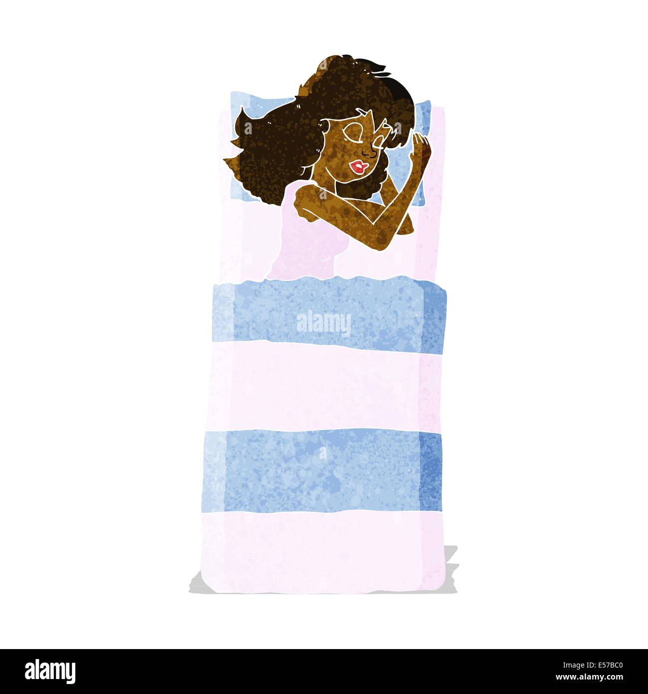 cartoon sleeping woman Stock Vector Image & Art - Alamy
