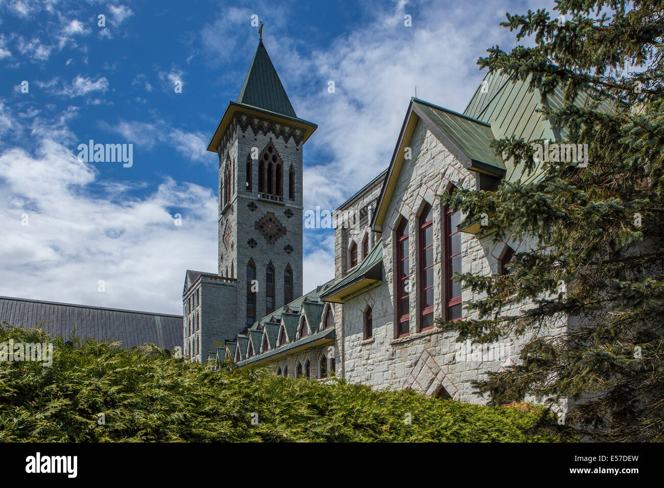 Abbaye De StBenoitDuLac (Saint Benedict Abbey) is pictured in St