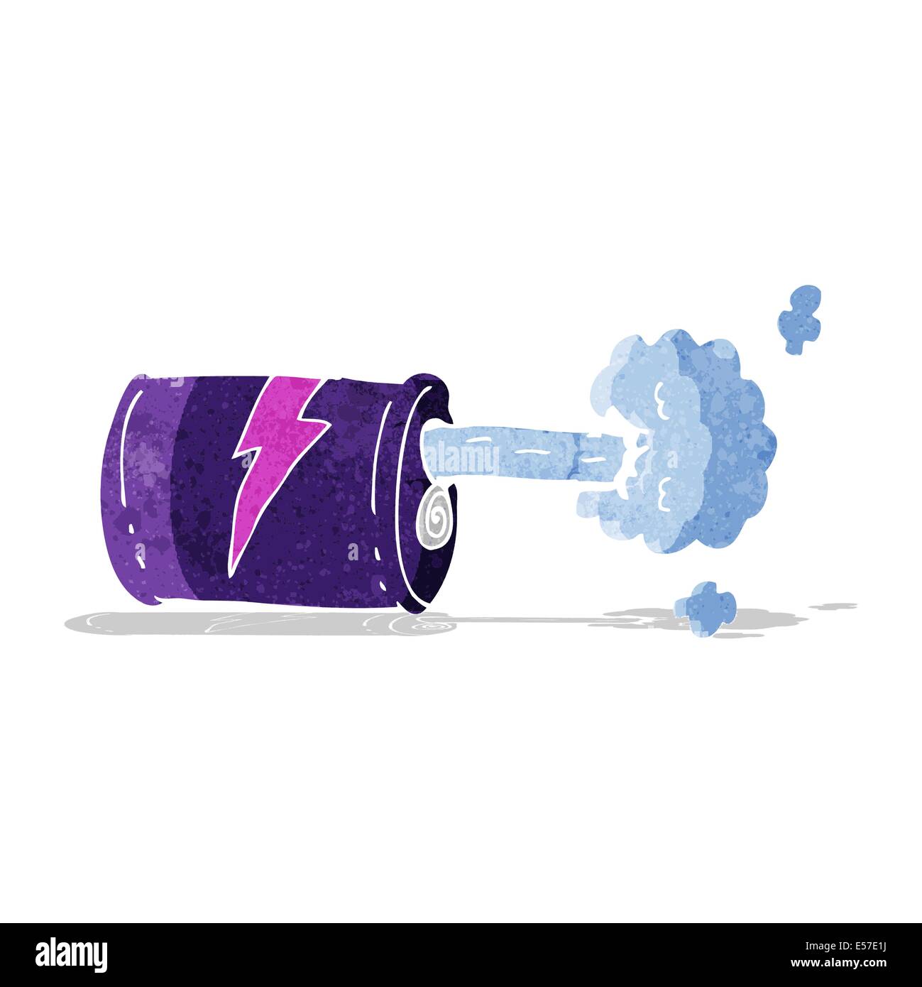 cartoon fizzy drink can Stock Vector