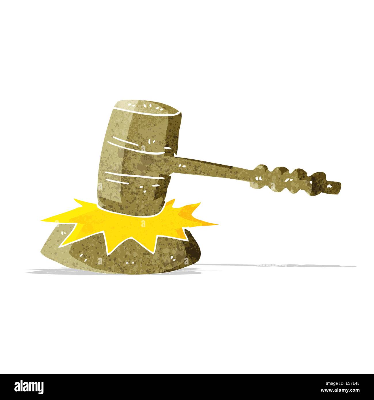 cartoon gavel banging Stock Vector Image & Art Alamy