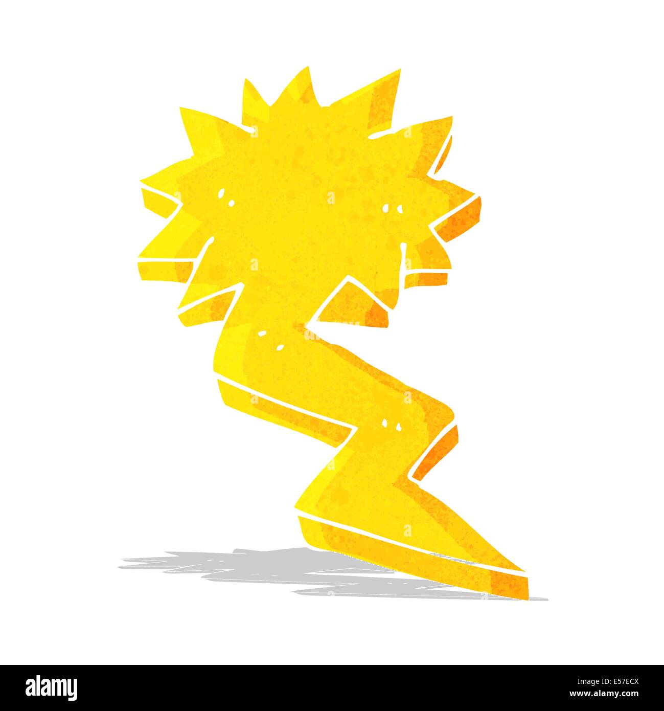 cartoon lightning bolt symbol Stock Vector Image & Art - Alamy