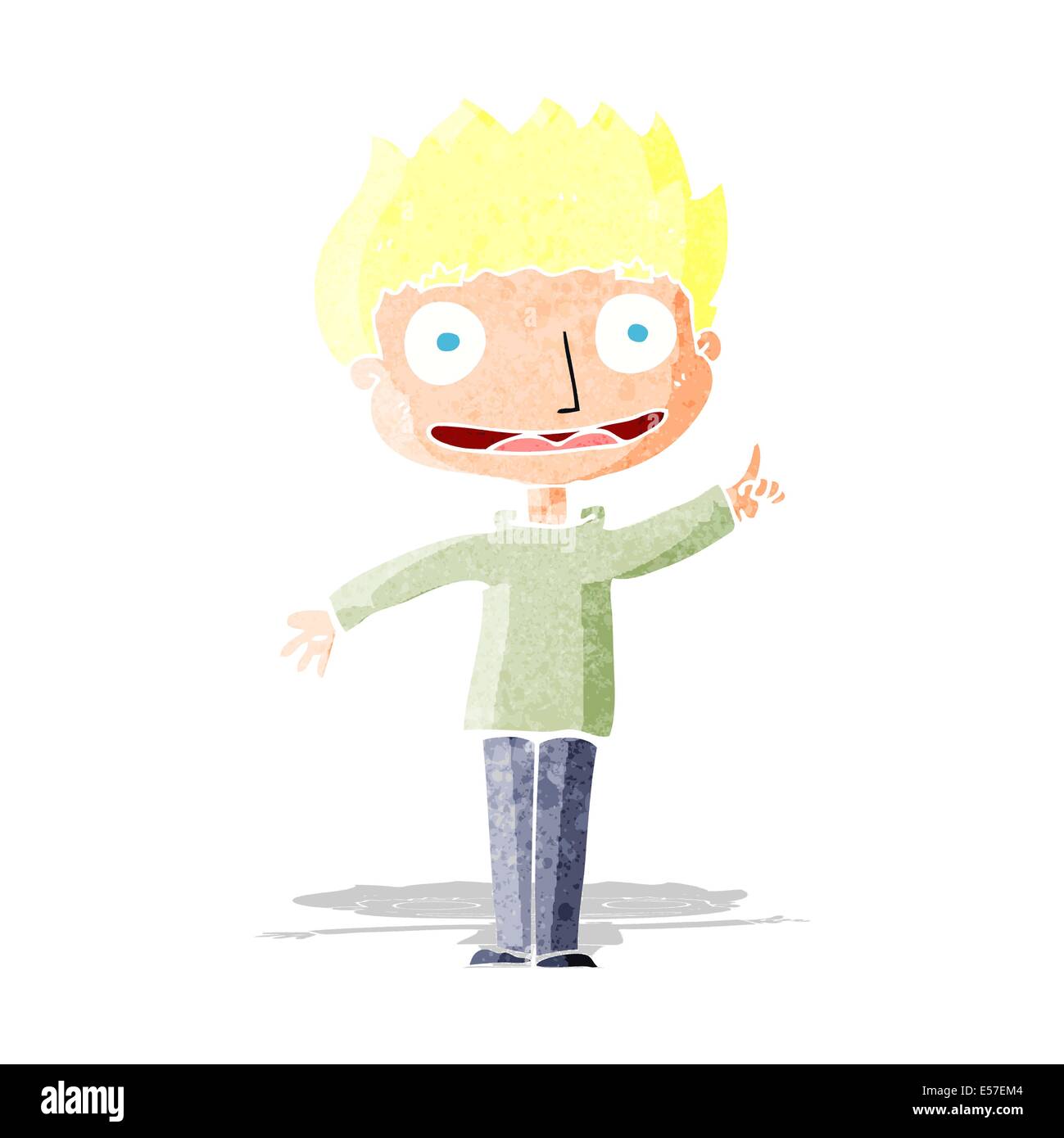cartoon happy boy Stock Vector Image & Art - Alamy