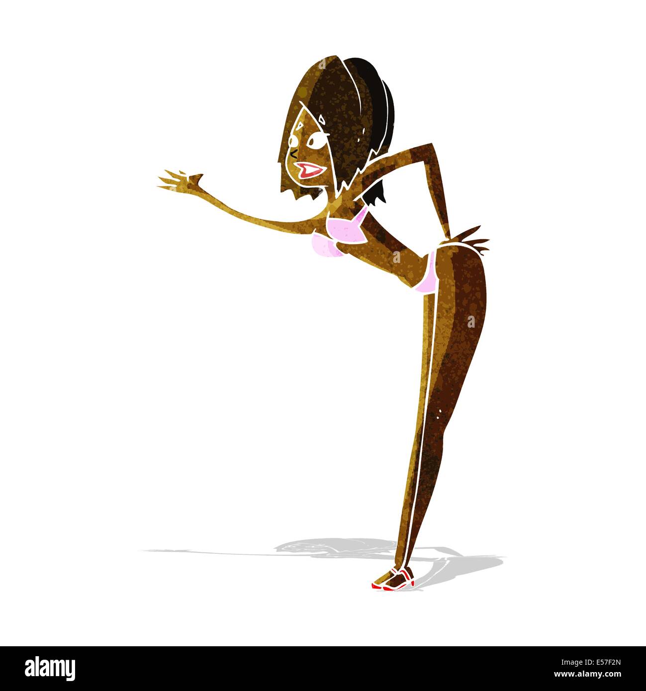 cartoon woman in bikini Stock Vector Image & Art Alamy