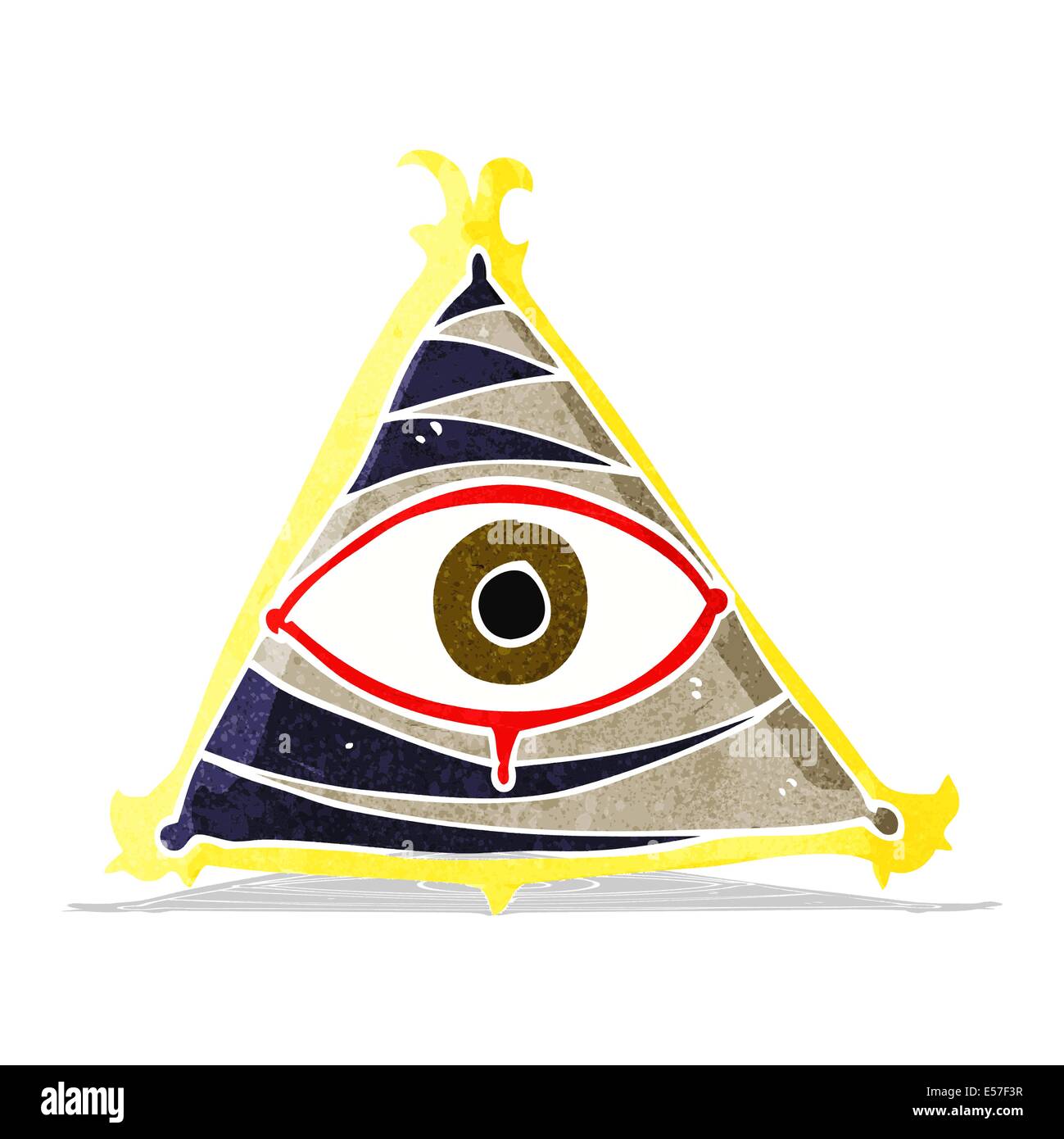 cartoon mystic eye symbol Stock Vector Image & Art Alamy