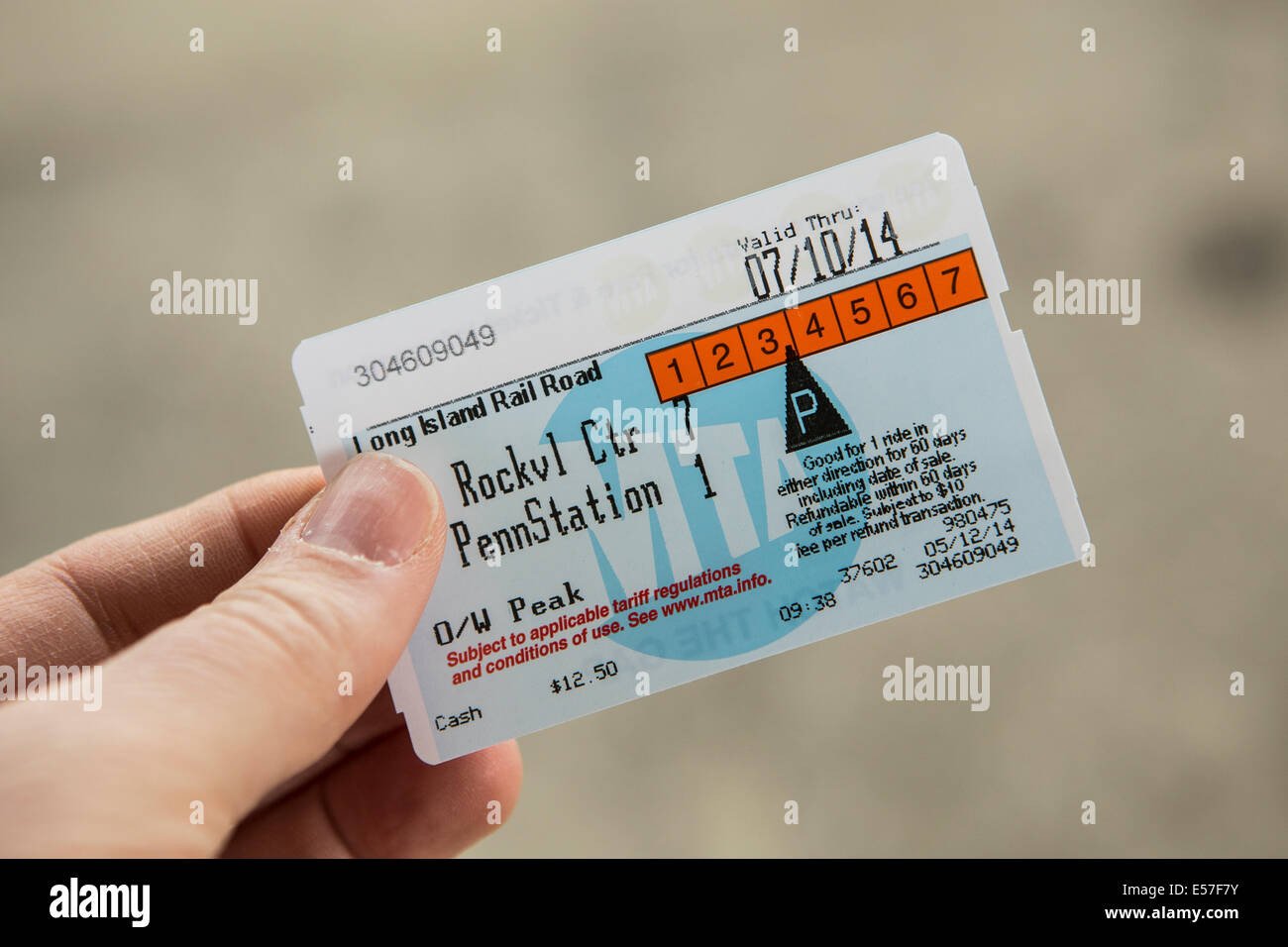 Long island rail road ticket hires stock photography and images Alamy