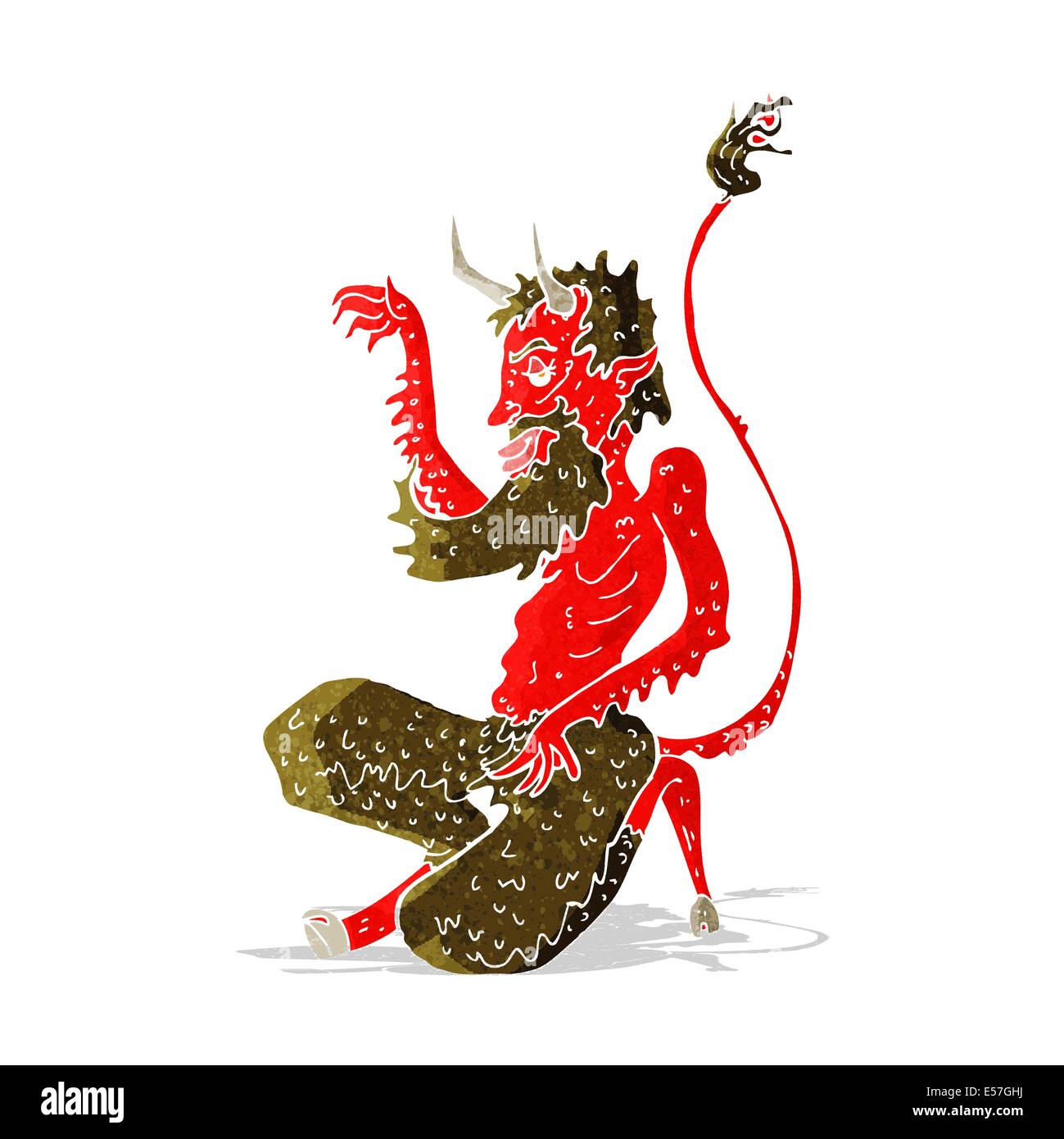 cartoon traditional devil Stock Vector Image & Art - Alamy
