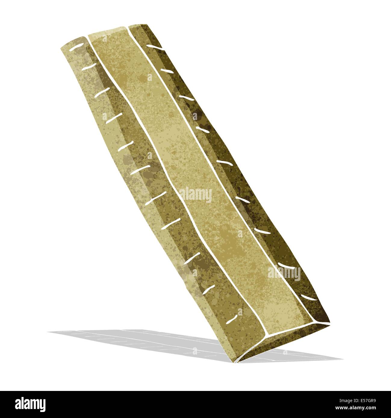 cartoon wooden ruler Stock Vector Image & Art Alamy