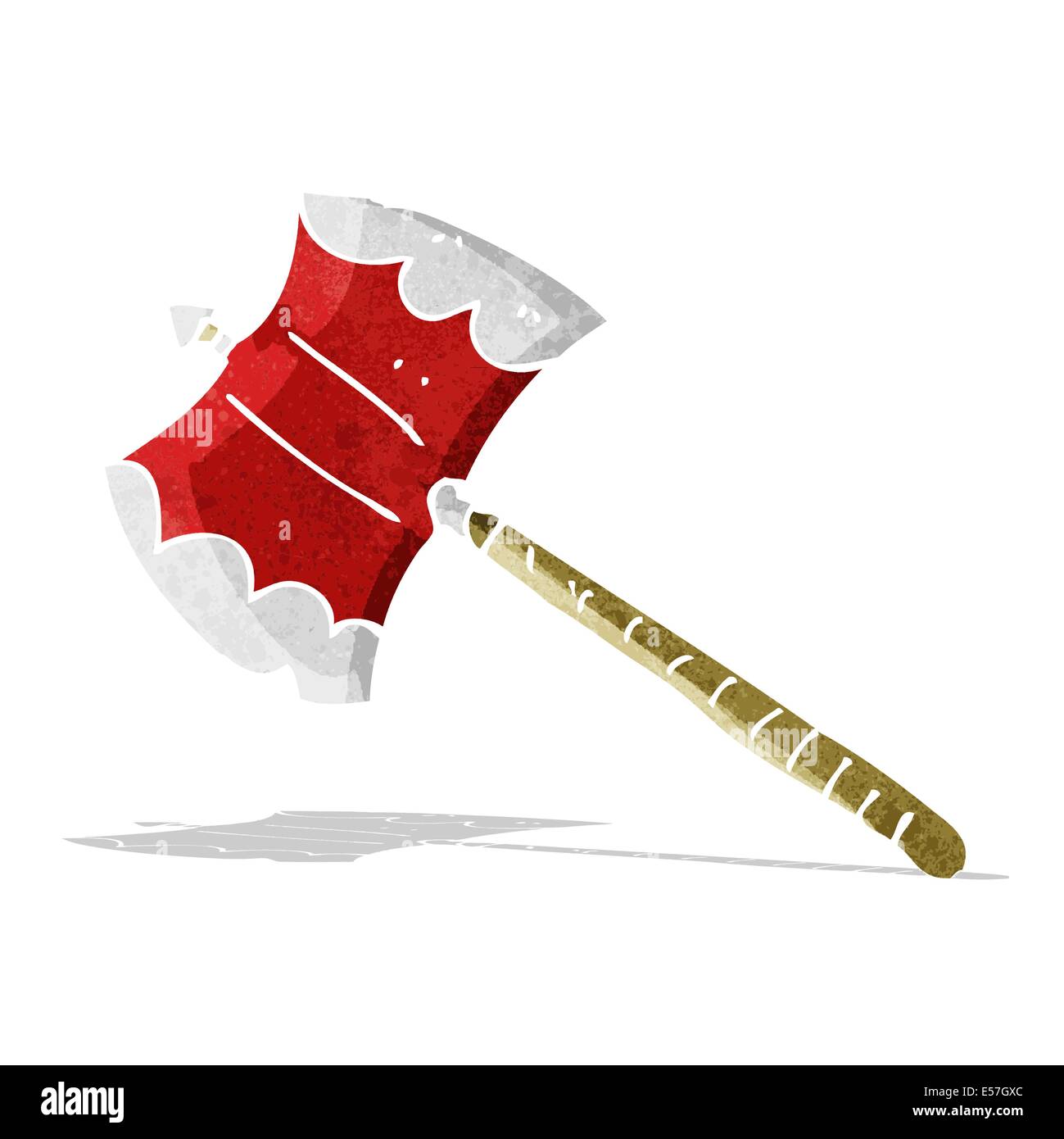 Cartoon Double Sided Axe Stock Vector Image Art Alamy