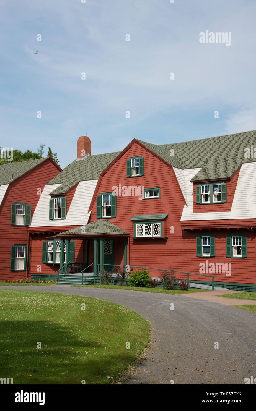 Canada, New Brunswick, Campobello Island, Roosevelt Campobello International Park. Roosevelt family summer home retreat. Stock Photo