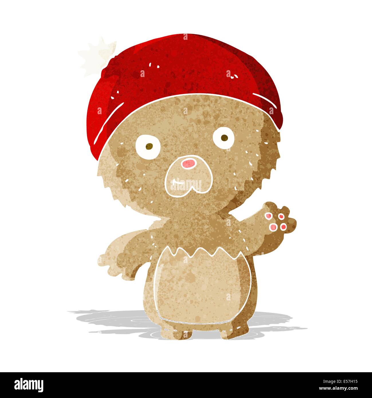 cartoon cute teddy bear in hat Stock Vector Image & Art - Alamy