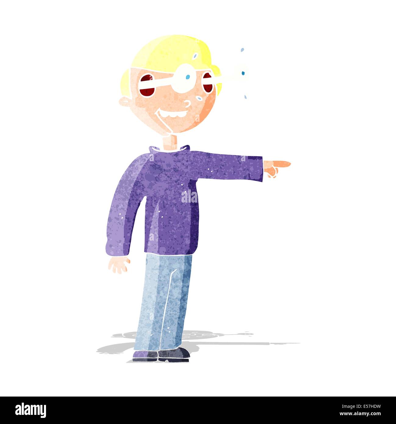 Animation Staring cartoon staring man Stock Vector Image & Art - Alamy