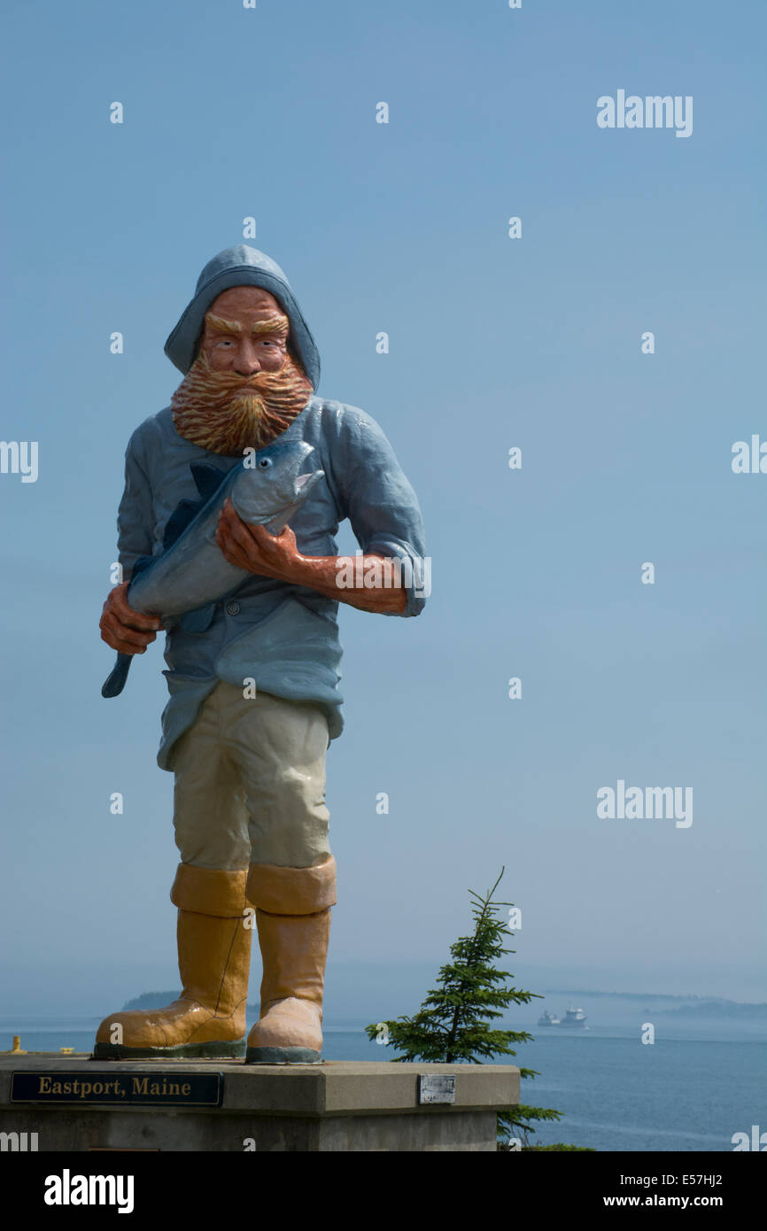 Fisherman statue maine hires stock photography and images Alamy