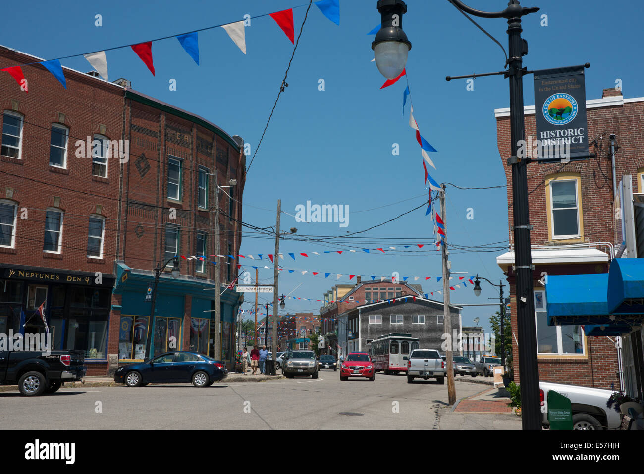 Maine, Eastport. The most easterly town in the US. Historic downtown