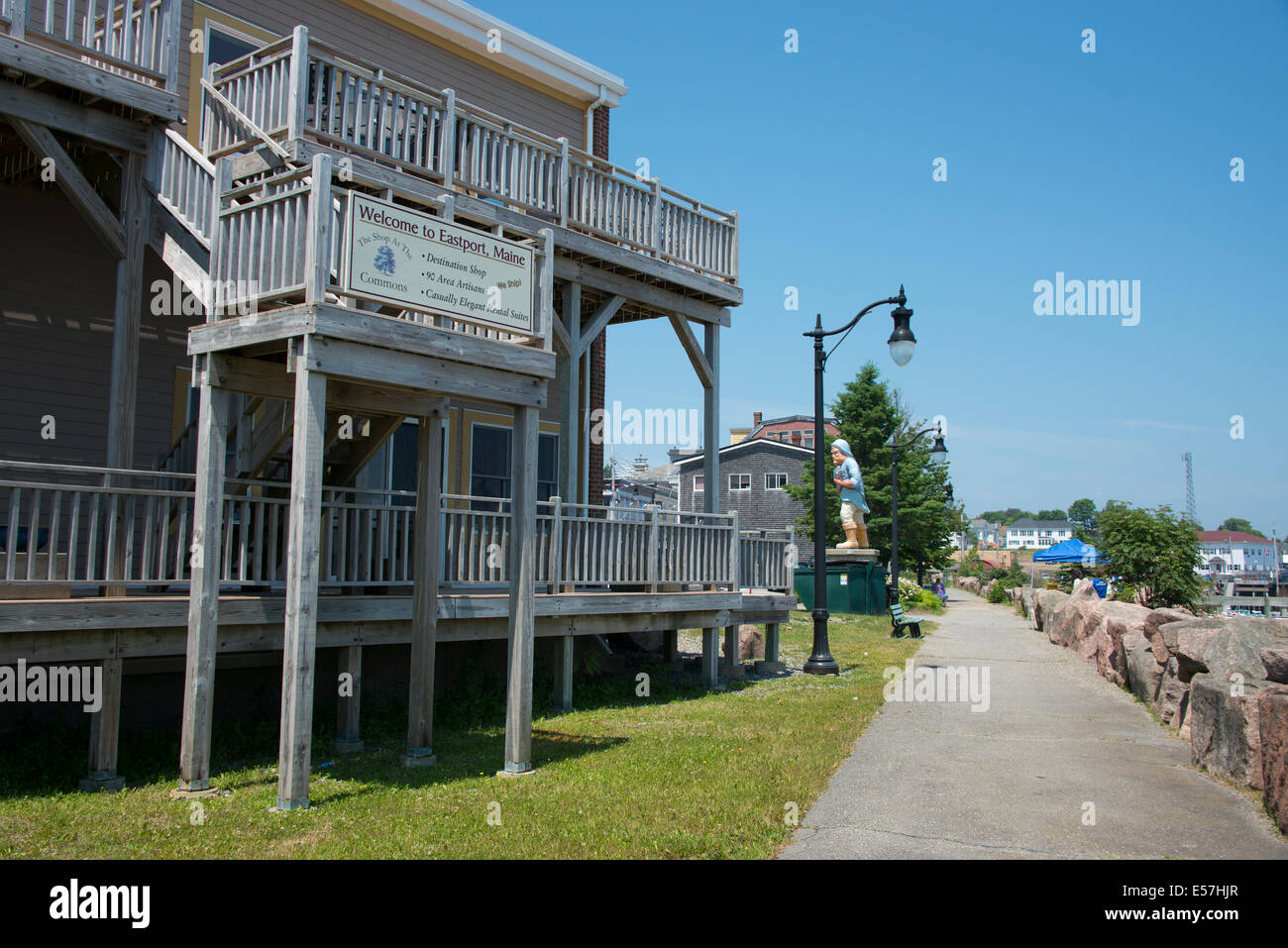 Maine, Eastport. The most easterly town in the US. Historic downtown