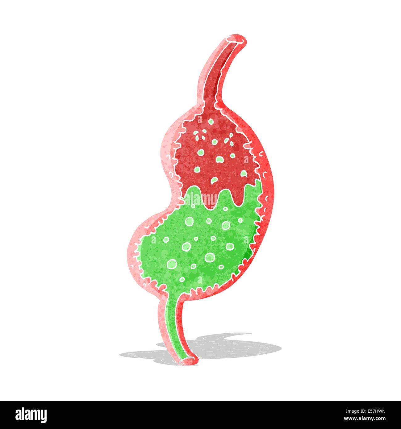 cartoon bubbling stomach Stock Vector Image & Art - Alamy
