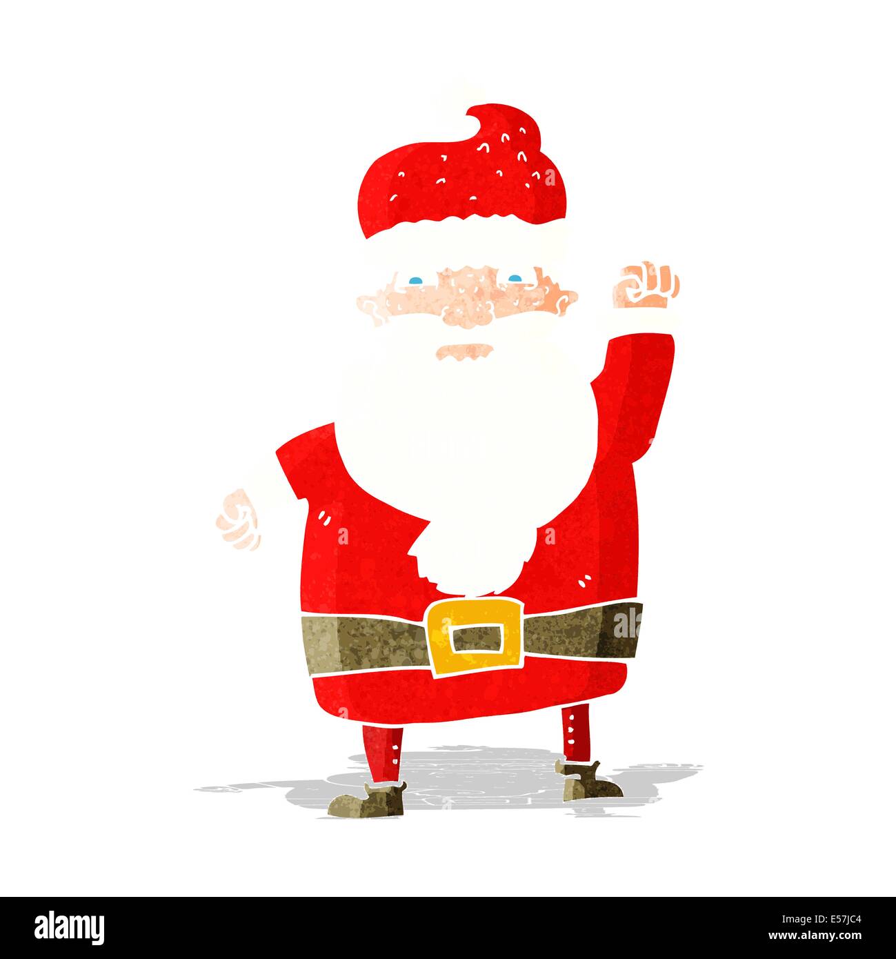 cartoon angry santa claus Stock Vector Image & Art - Alamy