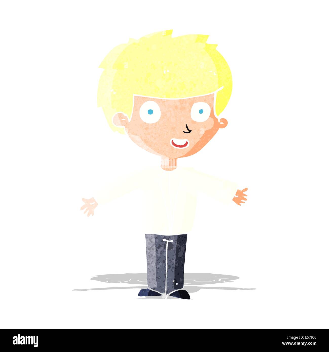 cartoon happy boy Stock Vector Image & Art - Alamy