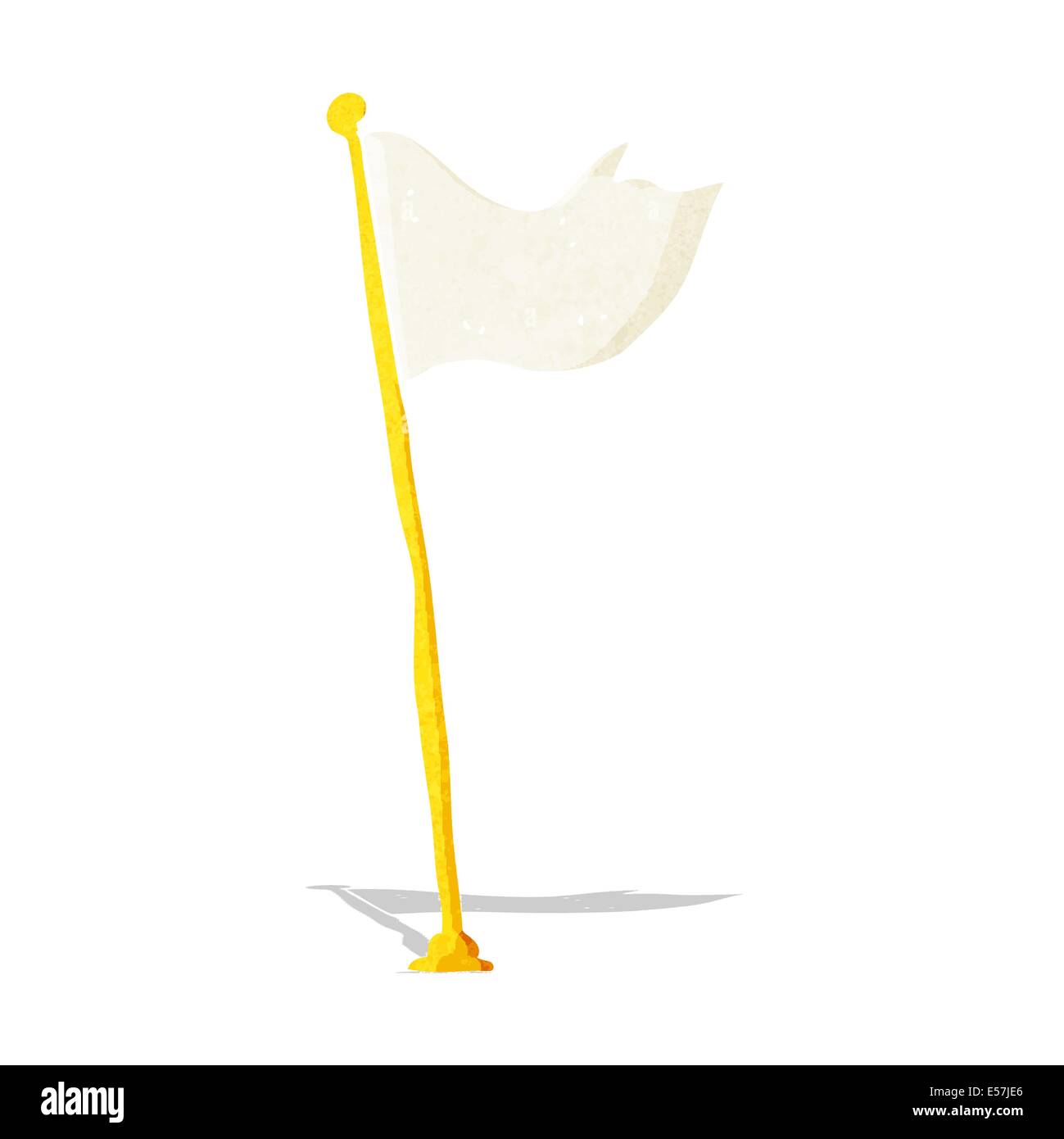 cartoon flag on pole Stock Vector Image & Art - Alamy
