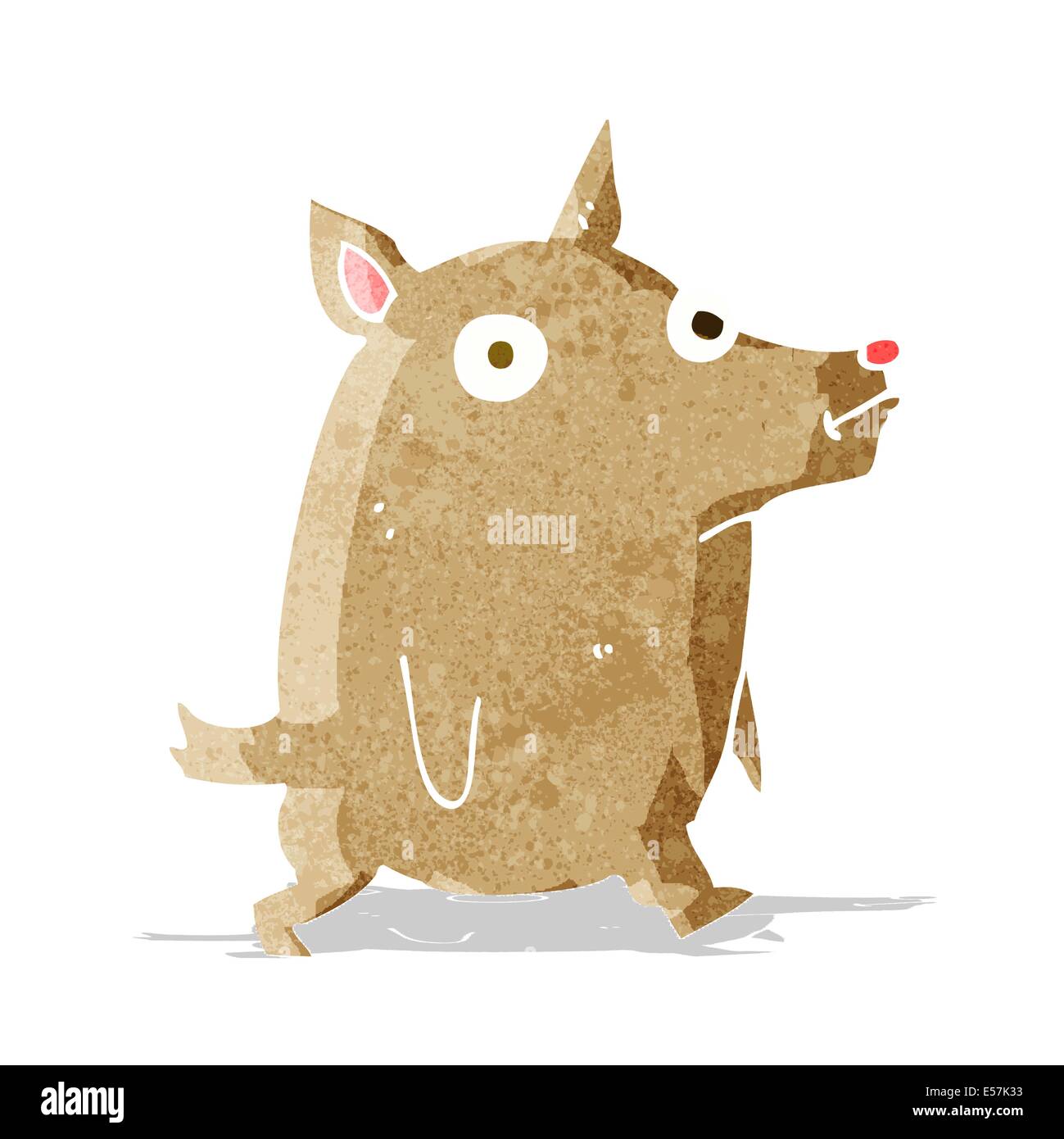 cartoon funny little dog Stock Vector Image & Art - Alamy