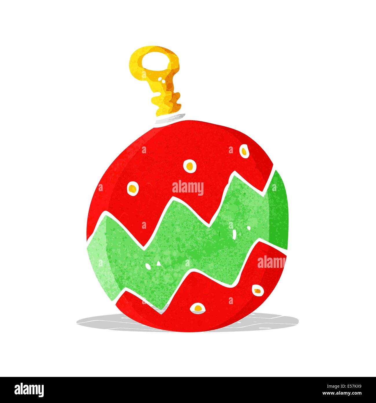 cartoon christmas bauble Stock Vector Image & Art - Alamy