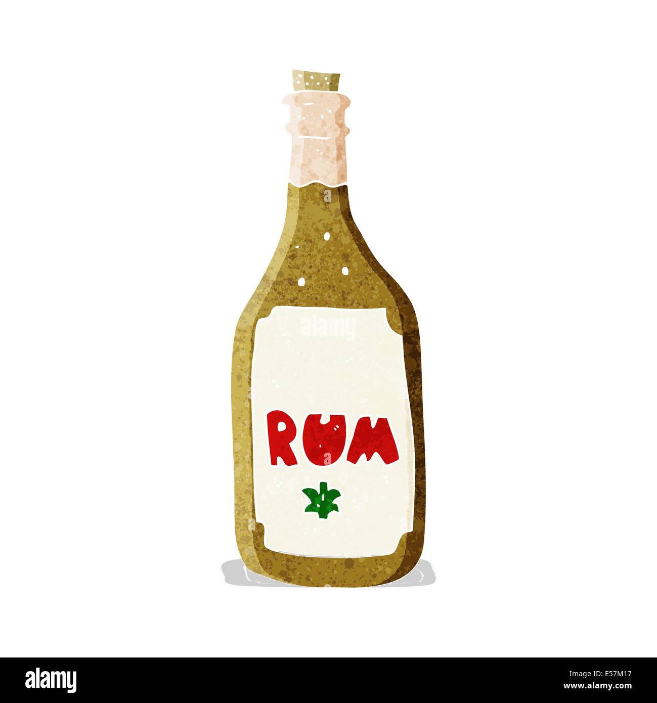 cartoon rum bottle Stock Vector Image & Art Alamy