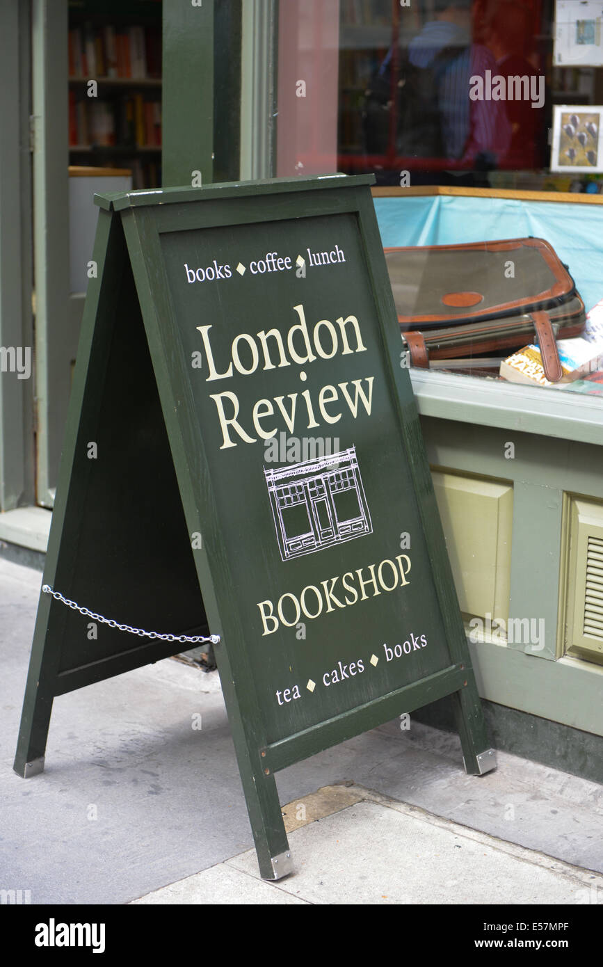 London Review Bookshop Bury Place independent bookshop Stock Photo