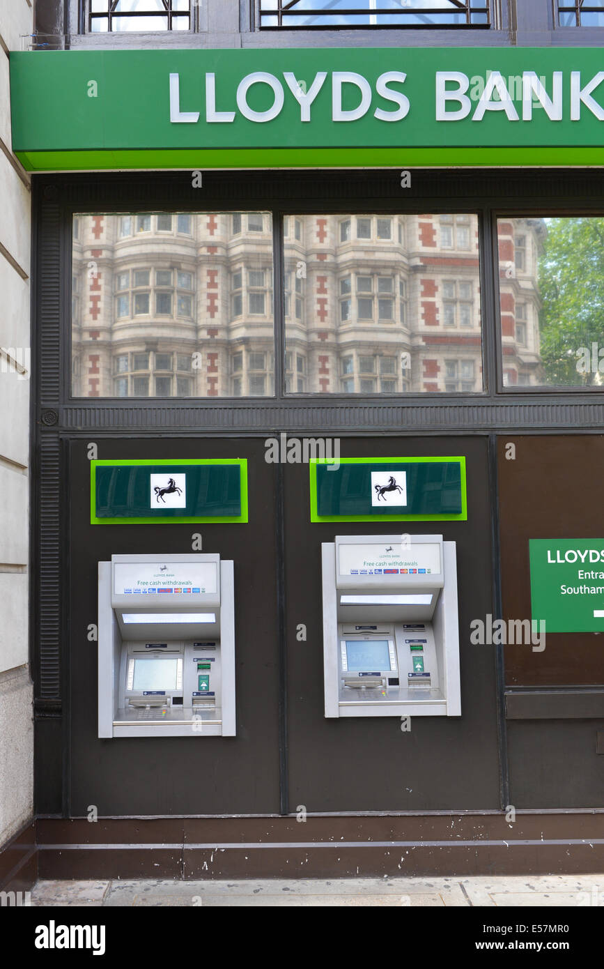 Lloyds Bank Machines Cash Machine High Resolution Stock Photography and