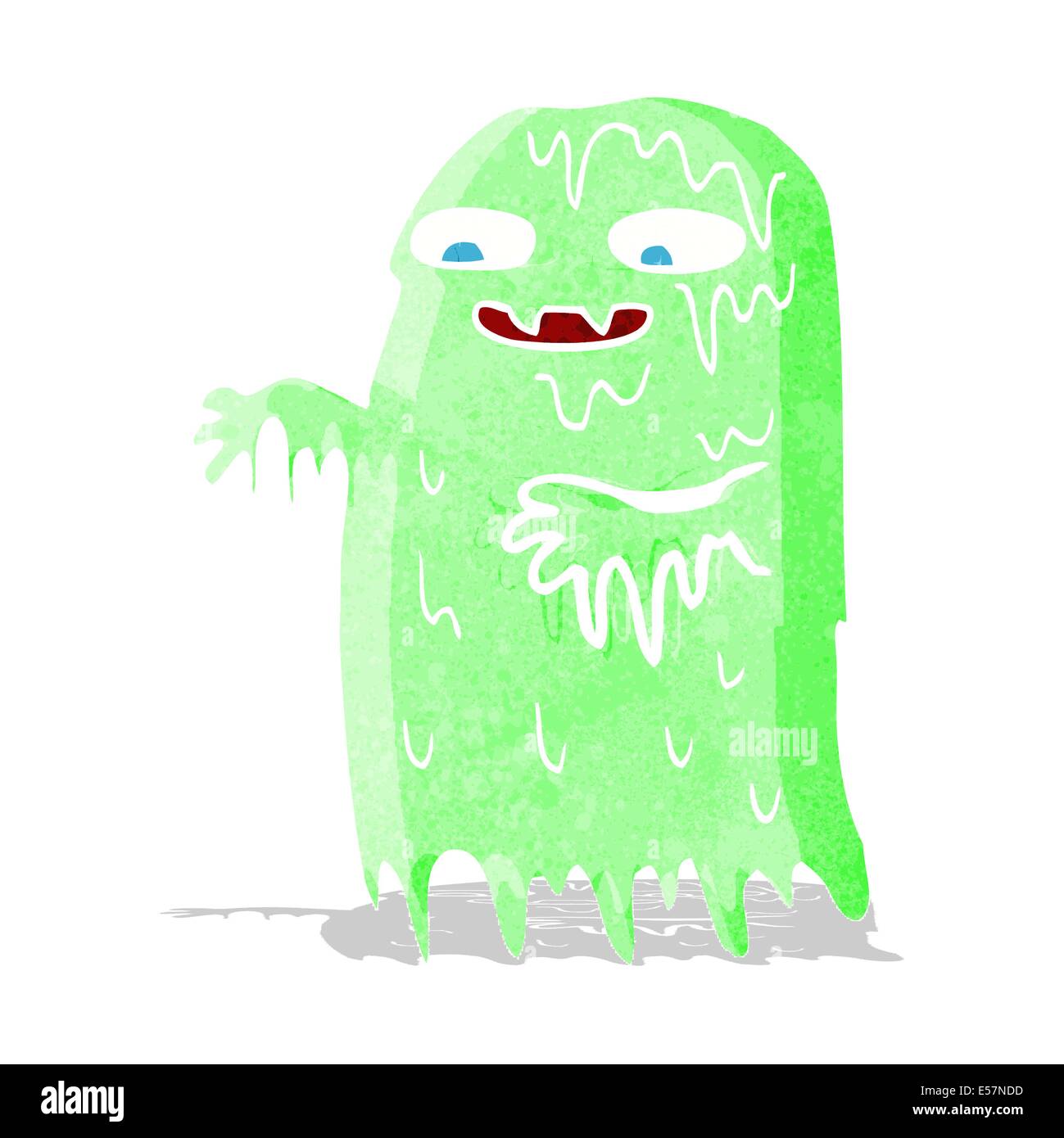 cartoon gross slime ghost Stock Vector Image & Art - Alamy