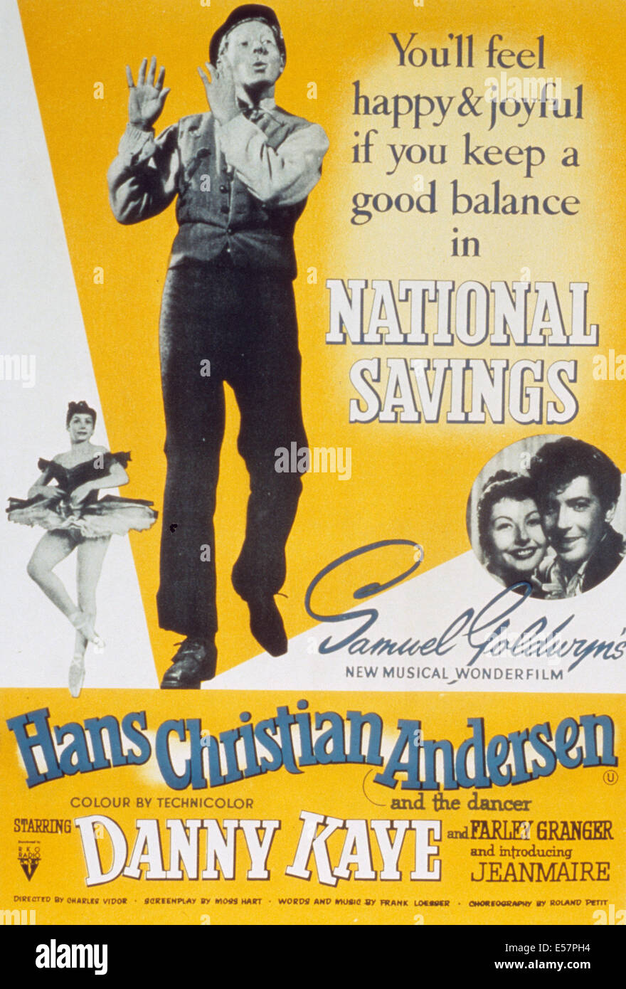 HANS CHRISTIAN ANDERSEN 1952 Samuel Goldwyn film with Danny Kaye Stock Photo