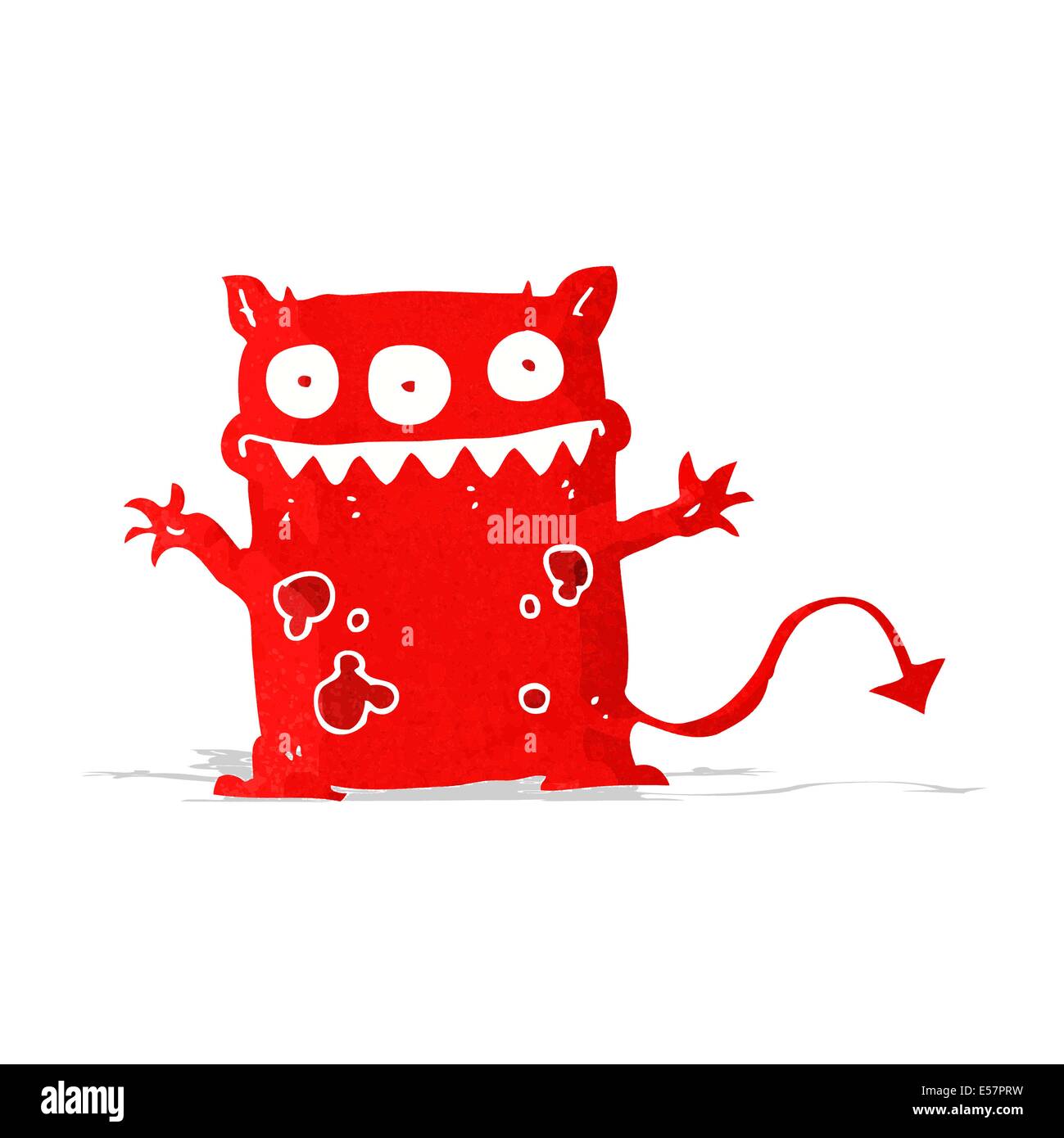 cartoon little monster Stock Vector Image & Art - Alamy