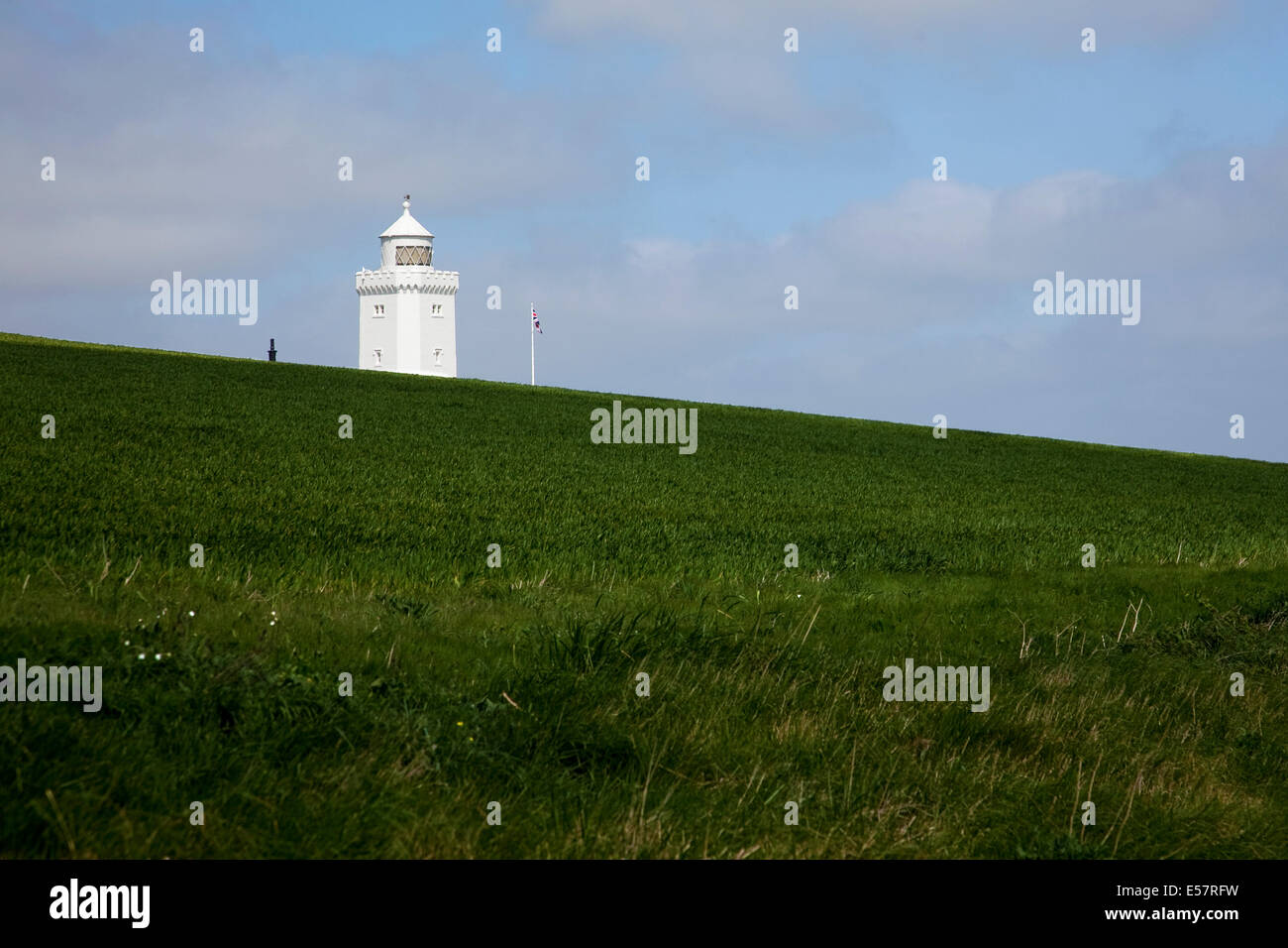 South Foreland Lighthouse in Dover, UK Stock Photo
